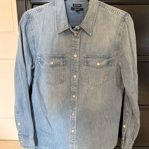 J. Crew Wren Slim Fit Blue Button Down Shirt